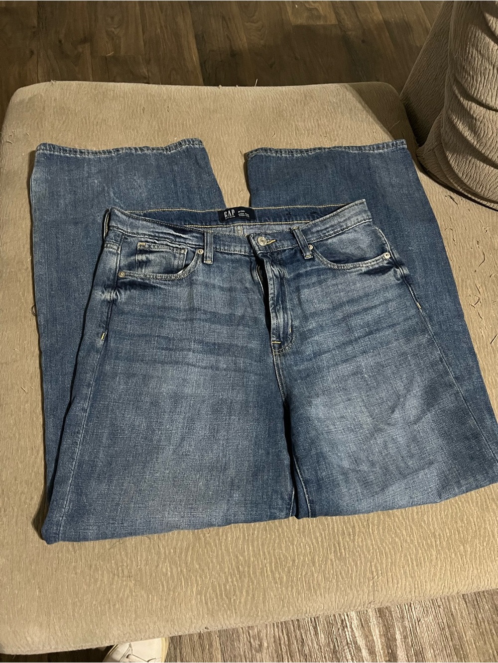 GAP High Rise Wide-Leg Denim Jeans